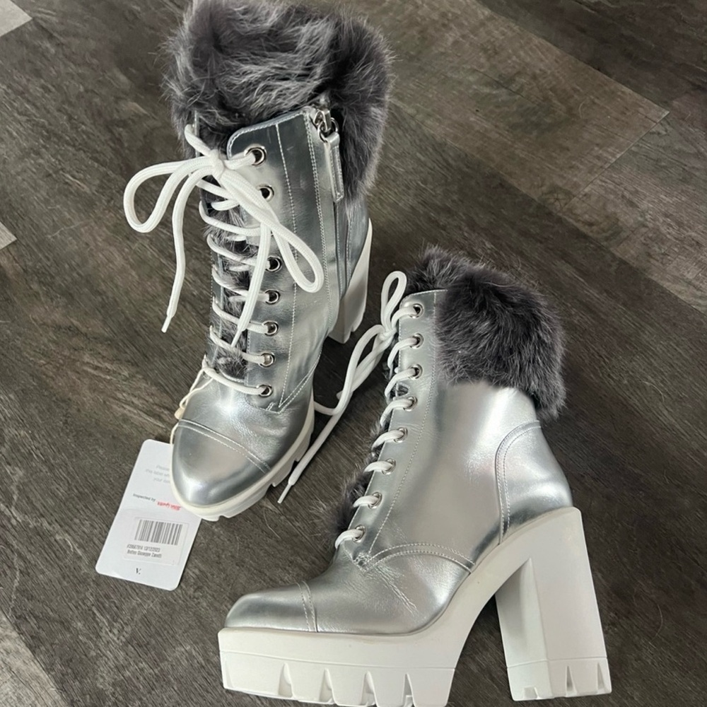 Giuseppe Zanotti Fur Boots